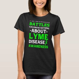 T-shirt Maladie de Lyme Survivor Guerrier Sensibilisation