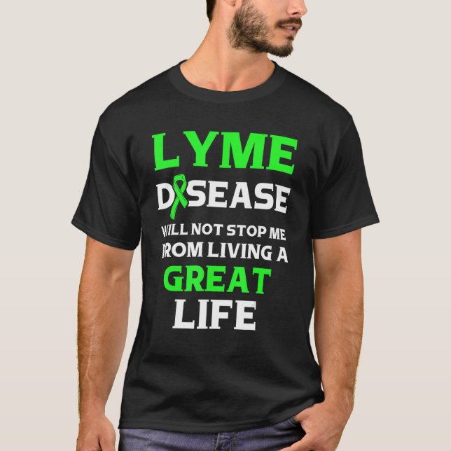 T-shirt Maladie de Lyme Survivor Guerrier Sensibilisation  (Devant)