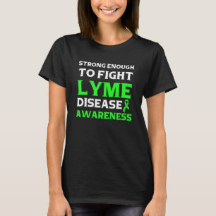 T-shirt Maladie de Lyme Survivor Guerrier Sensibilisation