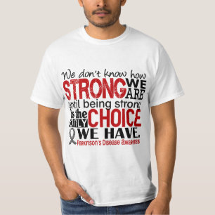 T-shirt :maladie de Parkinson comme nous forts sommes