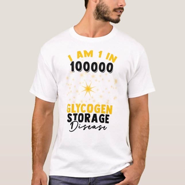 T-shirt Maladie de stockage de glycogènes (DSM) - Sensibil (Devant)