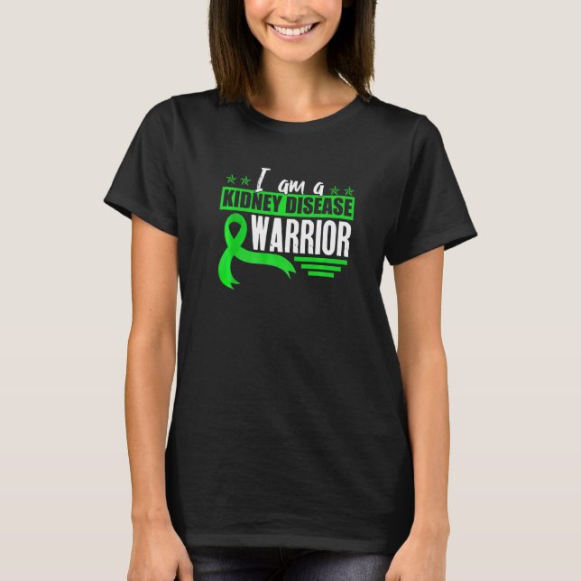 T-shirt Maladie du rein Guerrier Dialyse Néphrite Orgue Do (Devant)