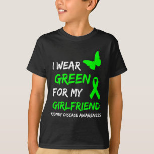 T-shirt Maladie Du Rein Je Porte Le Vert Pour Ma Petite Am
