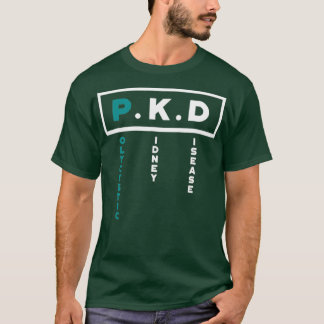 T-shirt Maladie du rein polykystique Famille de sensibilis