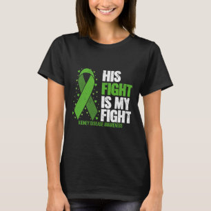 T-shirt Maladie du rein Sa lutte Mon combat Maladie du rei