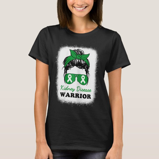 T-shirt Maladie Guerrier Maladie du rein Sensibilisation M (Devant)