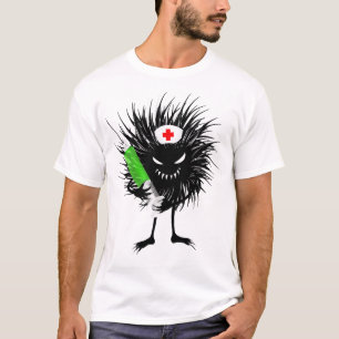 T-shirt Maladie Infirmière mème Humour foncé drôle Médical