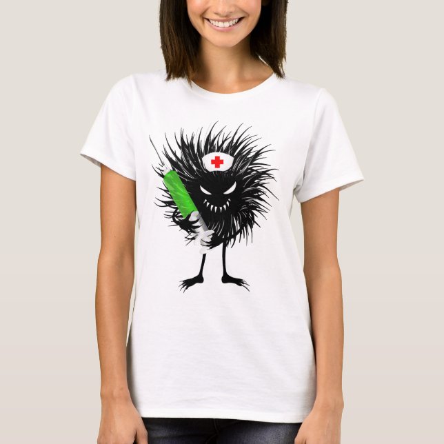 T-shirt Maladie Infirmière mème Humour foncé drôle Médical (Devant)