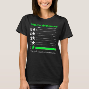 T-shirt Maladie mitochondriale Très mauvaise ne recommand