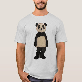 T-shirt maladroit de Jacquard de panda