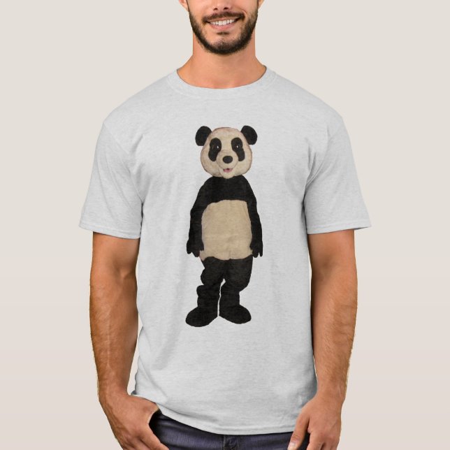 T-shirt maladroit de Jacquard de panda (Devant)