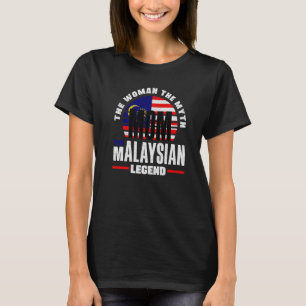 T-shirt Malaisie Malaisie Malaisie Flag Mothers Day