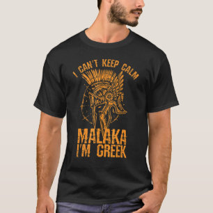 T-shirt Malaka Je Suis Grec Fier Grec Spartiate