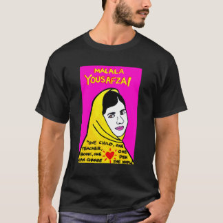T-shirt Malala Yousafzai Pop Art Folklorique amis