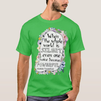 T-shirt Malala Yousafzai Silhouette