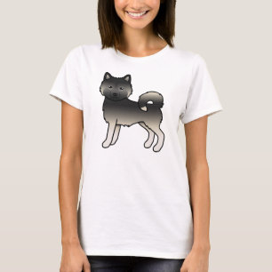 T-shirt Malamute d'Alaska Agouti Chien de Dessin Animé Mig