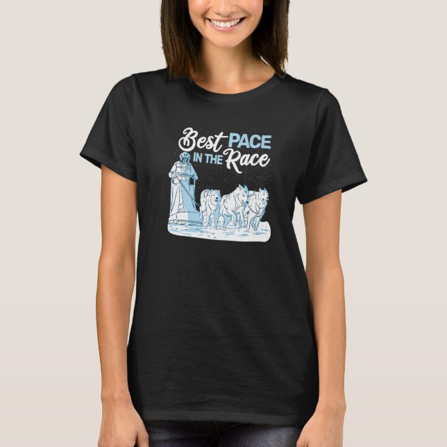 T-shirt malamute de l'alaskan husky chien traîneau de traî (Devant)
