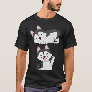 T-shirt Malamute Husky Jeu