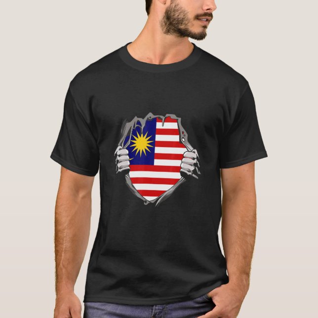 T-shirt Malaysia Flag (Devant)