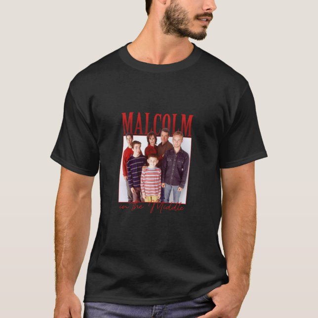 T-shirt MALCOLM AU MILIEU DE L'Esse (Devant)