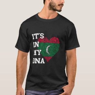 T-shirt Maldives C'est dans mon ADN Fierté maldivienne Mal