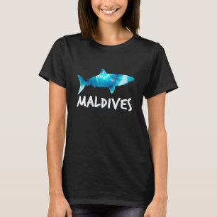 T-shirt Maldives Requin Conception Plongée sous-marine Mal