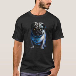 T-shirt Mâle Pug Chien Méchant Halloween
