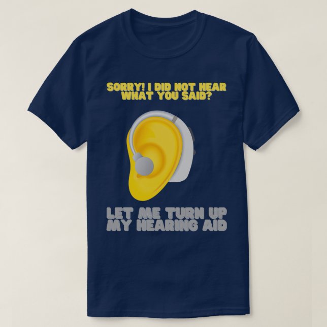 T-shirt Malentendants sourds malentendants langue des sign (Design devant)