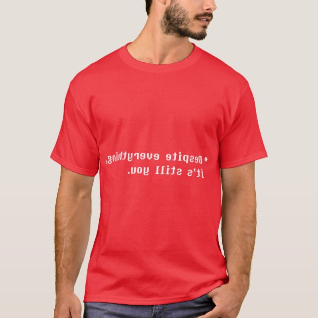 T-shirt Malgré tout famille (Devant)