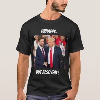T-shirt Malheureux, mais...Noir