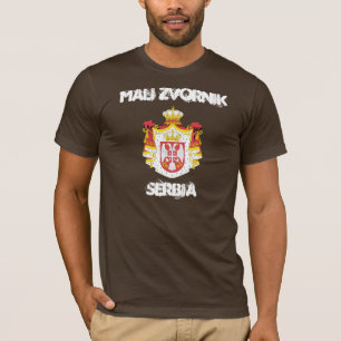 T-shirt Mali Zvornik, Serbie avec armoiries