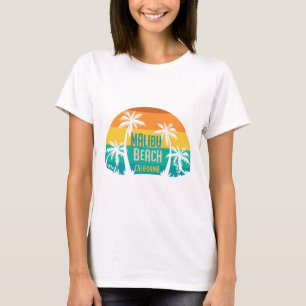 T-shirt Malibu Beach Retro