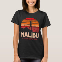 Malibu Beach Sunset surf fille