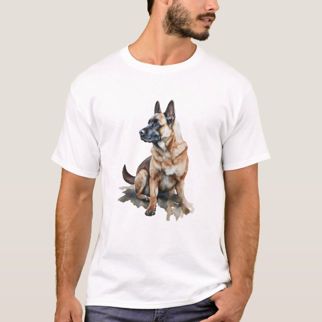 T-shirt Malinois belge (Devant)