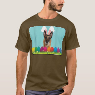 T-shirt Malinois belge avec Bunny Ears 