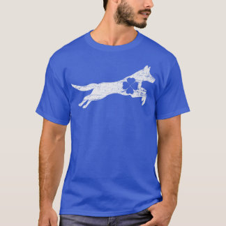 T-shirt Malinois belge Shamrock irlandais Saint Paddys ST 