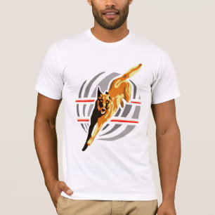 T-shirt malinois saut