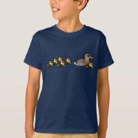 Mallard et six canetons
