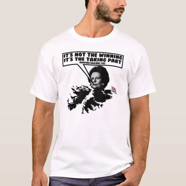 T-shirt Malouines drôles de Thatcher (Devant)