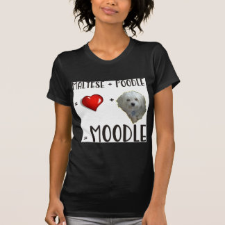 T-shirt Maltais + Caniche = Moodle