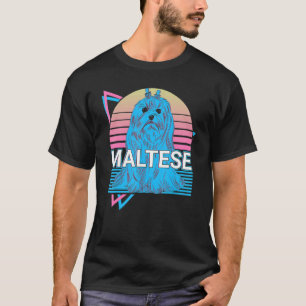 T-shirt Maltais Retro