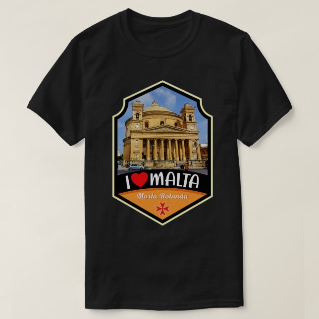 T-shirt Malte Mosta Rotunda (Design devant)