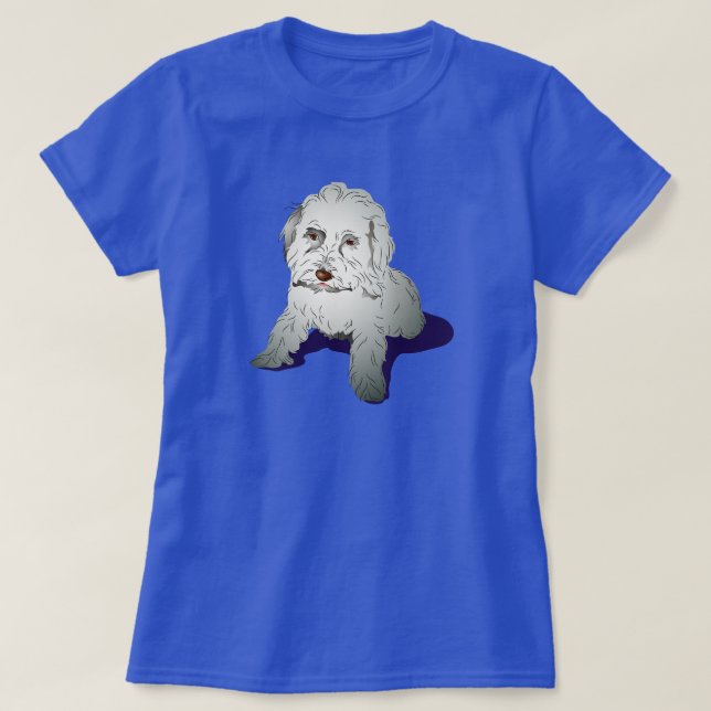 T-shirt Maltipoo Cute Puppy (Design devant)