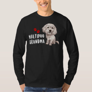 T-shirt Maltipoo Grandma Design Parfait Pour Les Poodles M