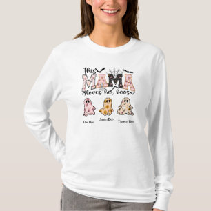 T-shirt Mama aime ses garçons - Personnalisé 3 Baby Boos