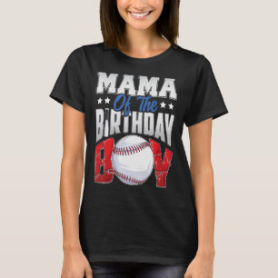 T-shirt Mama Baseball anniversaire Boy Family Baller b day