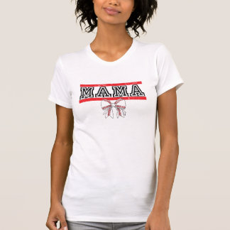 T-shirt Mama Baseball Tee