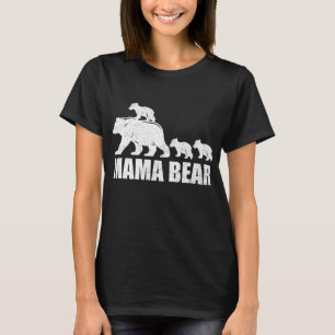T-shirt Mama Bear 3 Cubes Mama Bear Maman 3 Kid
