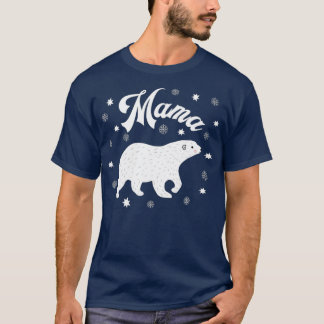 T-shirt Mama Bear Famille de Noël Pyjama de Noël Pyjama Xm