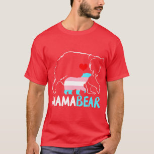T-shirt Mama Bear Fier Maman Arc-en-ciel Transgenre Mères